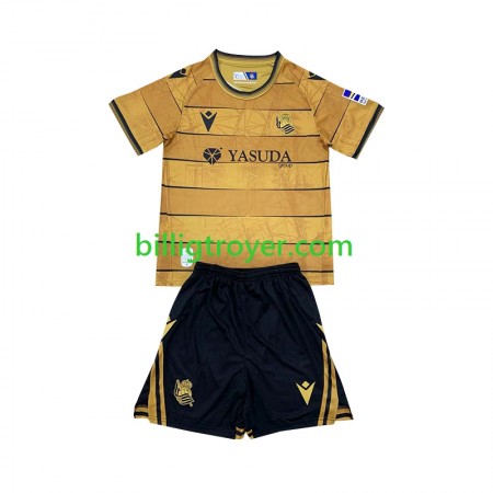 Billige Fotballdrakter Real Sociedad Barn Bortedraktsett 2024/25 Kortermet